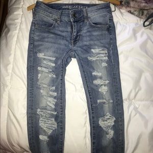 american eagle ripped jeans 00